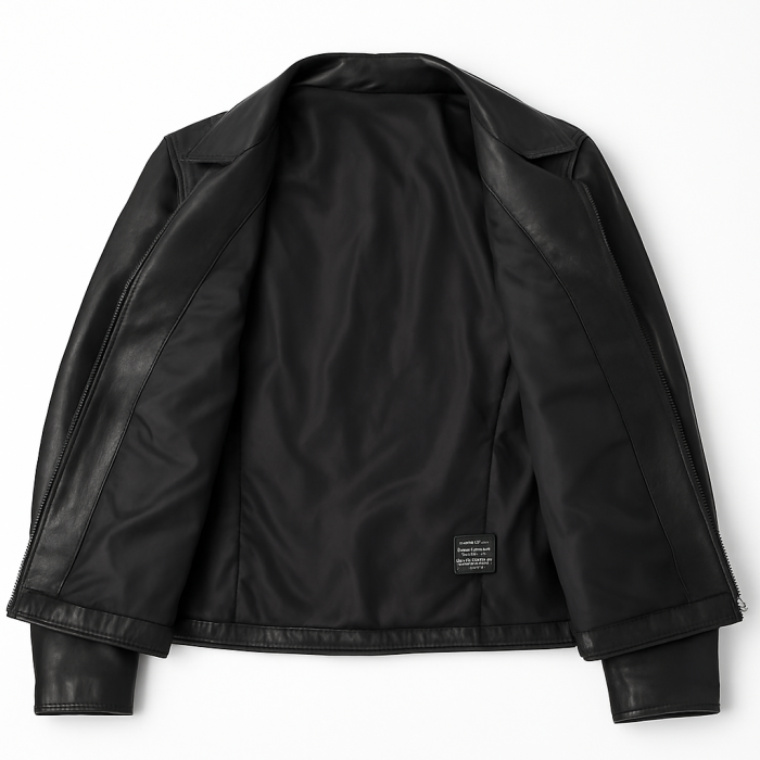 Real Leather Jacket Black- Lamb skin Jacket- Jacket for Men- Oxhide BIKER