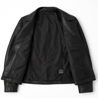 Real Leather Jacket Black- Lamb skin Jacket- Jacket for Men- Oxhide BIKER