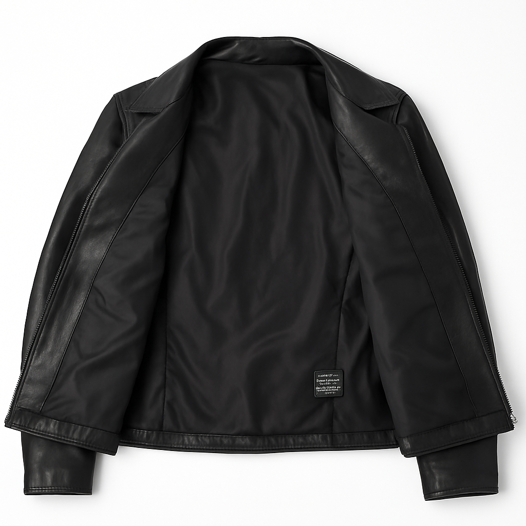 Real Leather Jacket Black- Lamb skin Jacket- Jacket for Men- Oxhide BIKER