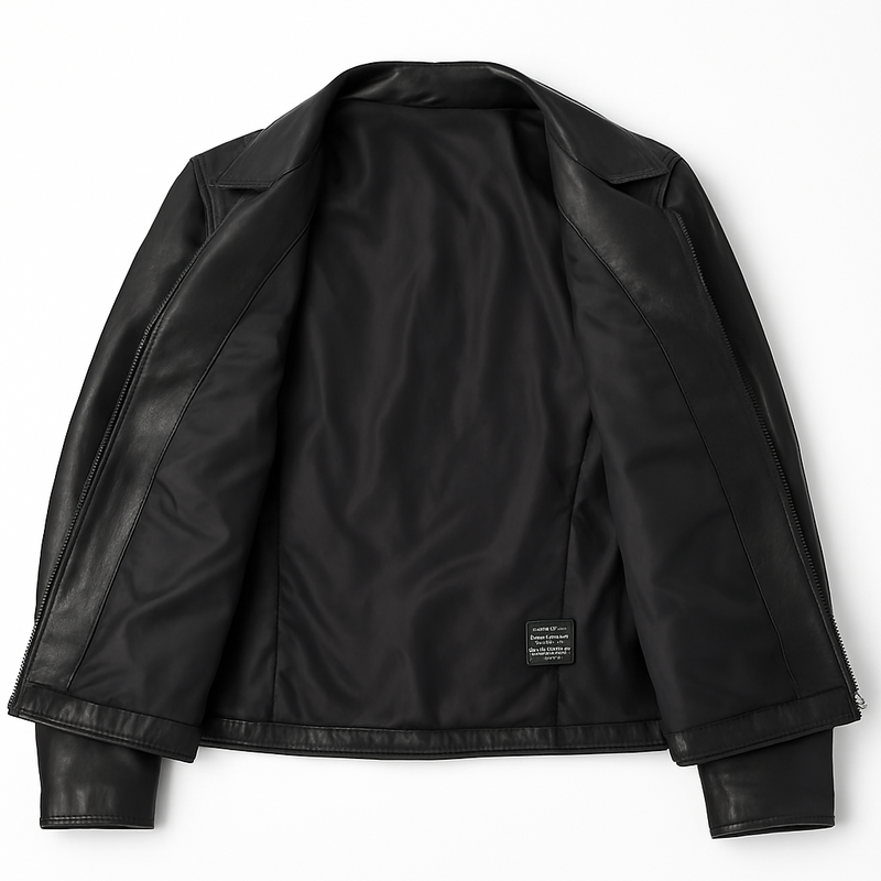 Real Leather Jacket Black- Lamb skin Jacket- Jacket for Men- Oxhide BIKER