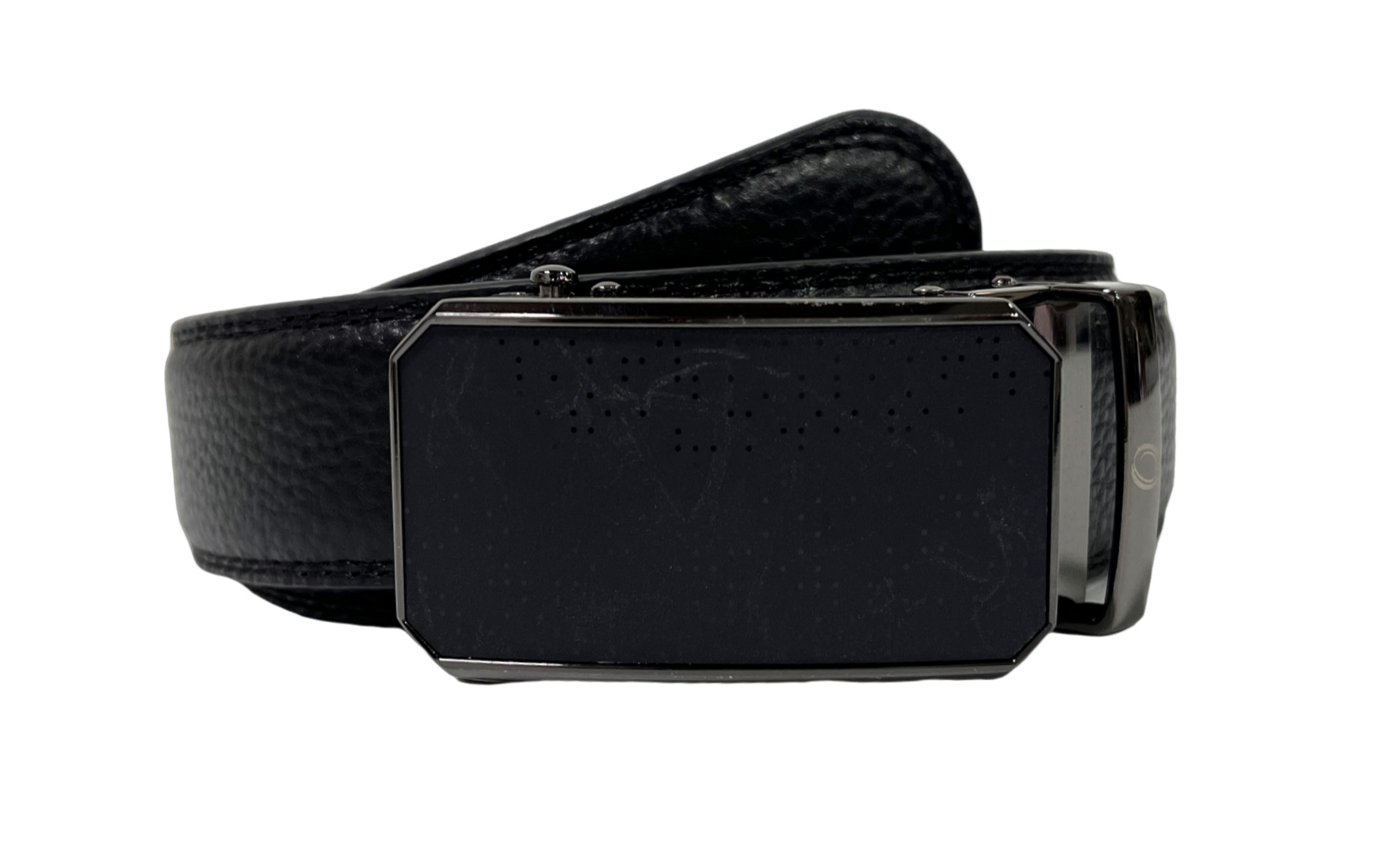 Luxury Belt for Men - Ratchet Leather Belt - Branded Leather Belt for Men - Belts with exclusive buckles  ABB4A Oxhide