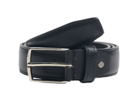 Leather Belt Men - Top Grain Leather Belt - Formal Belt Men - Business Belt in Black Leather - Oxhide GL1