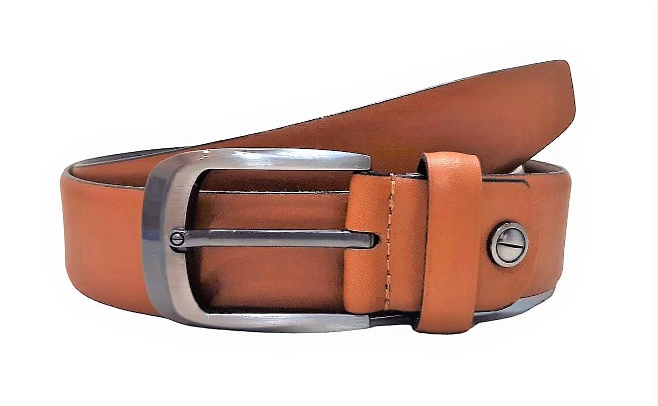 Formal Belt Men - Real Leather Tan Belt - Business / Office wear belt -Oxhide S29 ENVI