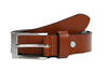 Casual Leather Belt Men - Full Grain Leather Belt - Leather Belt Men For Jean- 30 mm Tan Leather Belt - BLC21 Oxhide Tan