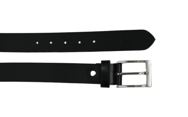 Casual Leather Belt Men - Plus Size Full Grain Leather Belt - Leather Belt Men For Jean - Black Leather Belt - BLC22 Oxhide Black