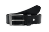 Casual Leather Belt Men - Plus Size Full Grain Leather Belt - Leather Belt Men For Jean - Black Leather Belt - BLC22 Oxhide Black
