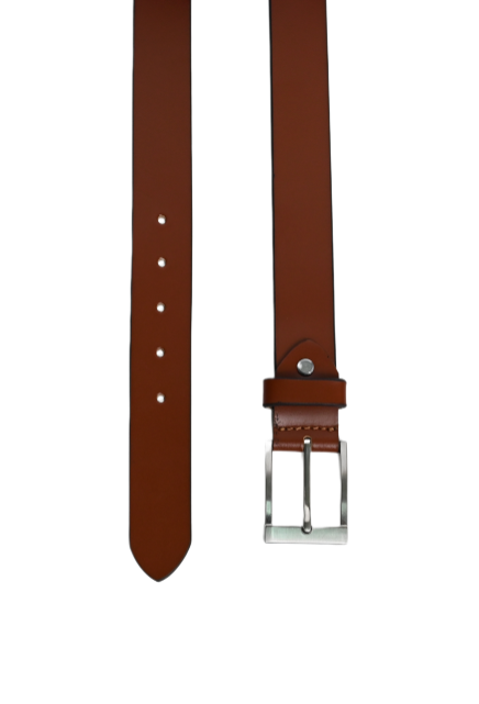 Casual Leather Belt Men - Full Grain Leather Belt  Tan Leather Belt - BLC22 Oxhide Tan