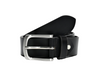 Casual Leather Belt Men - Full Grain Leather Belt - Leather Belt Men For Jean - Black Leather Belt - Wide Leather Belt 38mm- BLC23 Oxhide Black