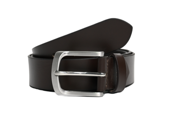 Casual Leather Belt Men - Full Grain Leather Belt - Leather Belt Men For Jean - Brown Leather Belt - Wide Leather Belt 38mm- BLC23 Oxhide Brown