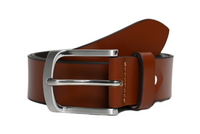 Casual Leather Belt Men - Full Grain Leather Belt - Leather Belt Men For Jean - Tan Leather Belt - Wide Leather Belt 38mm- BLC23 Oxhide Tan