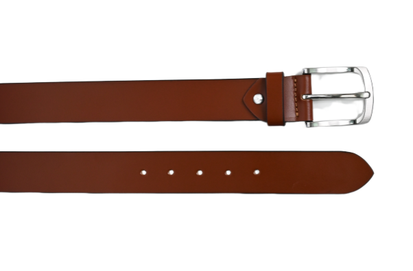 Casual Leather Belt Men - Full Grain Leather Belt - Leather Belt Men For Jean - Tan Leather Belt - Wide Leather Belt 38mm- BLC23 Oxhide Tan