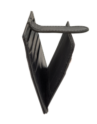 Leather Card Holder - Leather cardholder - Leather Card Case - Leather Card Pouch - Card Sleeve - Oxhide AS4 BLACK