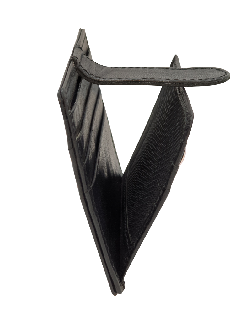 Leather Card Holder - Leather cardholder - Leather Card Case - Leather Card Pouch - Card Sleeve - Oxhide AS4 BLACK