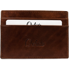 Leather Card Holder - Leather cardholder - Leather Card Case - Leather Card Pouch - Card Sleeve -Oxhide J0054 BROWN