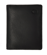 Leather Card Holder Wallet - Leather Mini Wallet - Leather Card Wallet - cardholder - Leather Card Pouch - Oxhide 4425 - BLACK