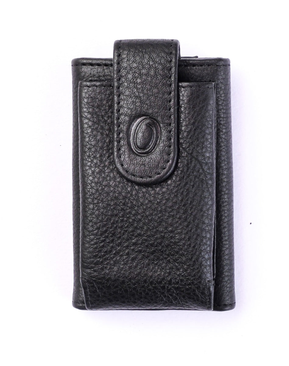 Key Wallet - Leather Car Key Pouch Oxhide SD14 Black
