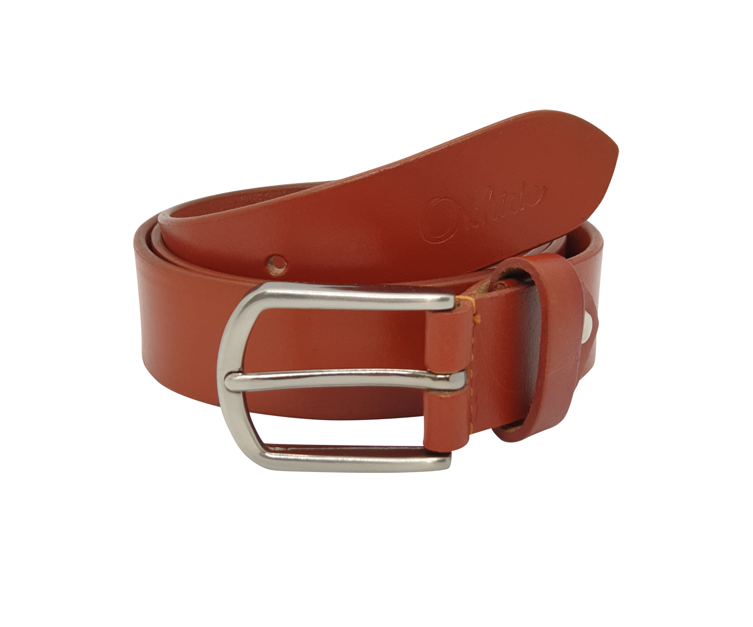 Casual Leather Belt Men - Full Grain Leather Belt  Tan Leather Belt - BLC22 Oxhide Tan