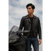 Real Leather Jacket Black- Lamb skin Jacket- Jacket for Men- Oxhide BIKER