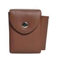 Cigarette Cover case 20 Cigarette Leather Storage Box Leather Case Portable Cigarette Protection Bag with lighter holder -Oxhide