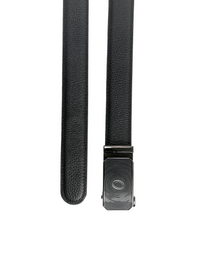 Mens Automatic Leather Belt - Full Grain Leather Ratchet Belt - Men Leather Belt with Auto Lock Buckle - Formal Belt Men - Belt without hole - Auto Lock Black Belt -ABB3C Oxhide