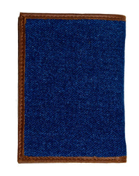 Men's Short Style Canvas Leather Folding Small Wallet Youth Boys Students Children Fashion Brand -CN01 Oxhide