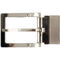 Men's Reversible Buckle 35mm width Metal Alloy Belt Buckle Replacement Pin Buckle -Oxhide PIBl