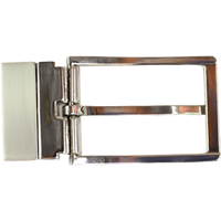 Men's Reversible Buckle 35mm width Metal Alloy Belt Buckle Replacement Pin Buckle -Oxhide PIBl