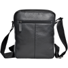 Leather Messenger Bag - Full Grain Leather Sling Bag -Leather Sling Bag for Men Black - Oxhide J0048