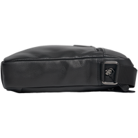 Leather Messenger Bag - Full Grain Leather Sling Bag -Leather Sling Bag for Men Black - Oxhide J0048