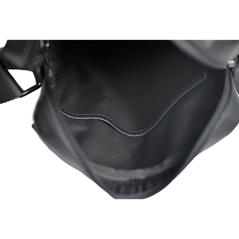 Leather Messenger Bag - Full Grain Leather Sling Bag -Leather Sling Bag for Men Black - Oxhide J0048