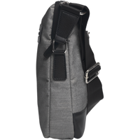 Leather Messenger Bag - Full Grain Leather Fabric Sling Bag -Leather Sling Bag for Men Grey - Oxhide J0047