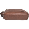 Leather Messenger Bag - Full Grain Leather Sling Bag -Leather Sling Bag for Men Brown  - Oxhide J0050