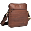 Leather Messenger Bag - Full Grain Leather Sling Bag -Leather Sling Bag for Men Brown  - Oxhide J0050