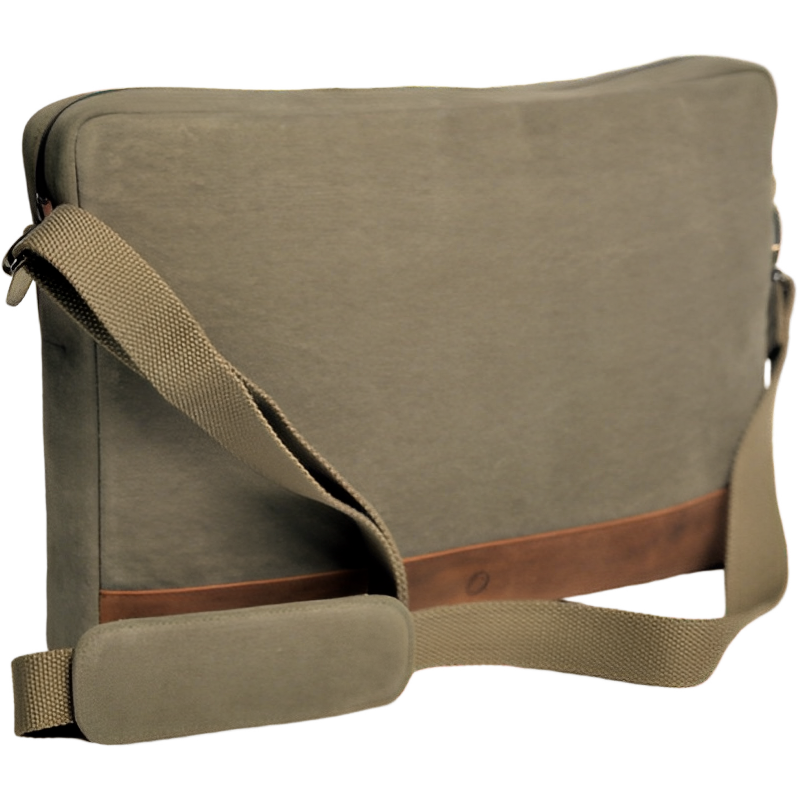 Canvas leather Laptop Bag for Men - Canvas Laptop Bag Men - Messenger Bag for Men - Men's Handbag Casual Leather - Oxhide J0042
