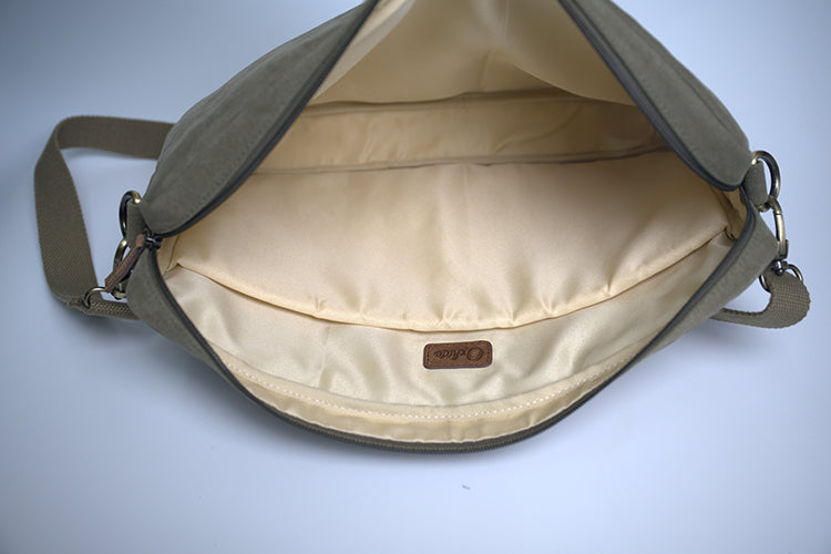 Canvas leather Laptop Bag for Men - Canvas Laptop Bag Men - Messenger Bag for Men - Men's Handbag Casual Leather - Oxhide J0042