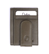 Money Clip Wallet Men Slim-Full Grain Leather Wallet  - Green Wallet - ER13 Oxhide Green