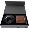 Belt gift set men - Belt Wallet Gift Set - Wallet Gift Box - Oxhide Fabric Gift Box