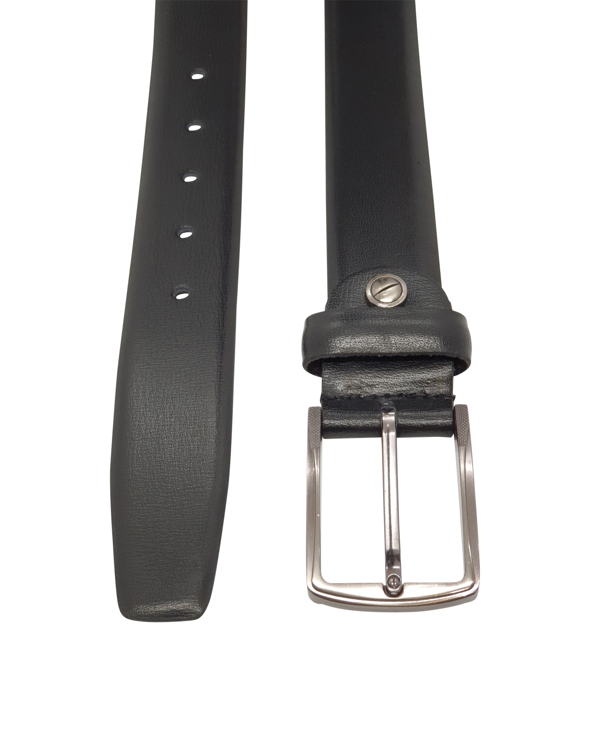 Formal Belt Men - Real Leather - Business / Office wear belt - Black - S28 - Palmilla