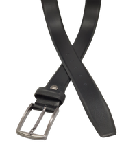 Formal Belt Men - Real Leather - Business / Office wear belt - Black - S28 - Palmilla