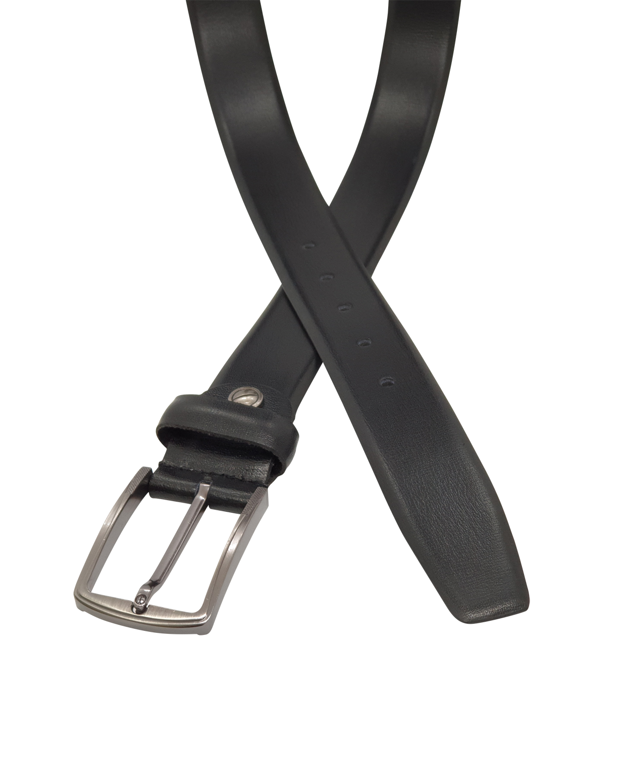 Formal Belt Men - Real Leather - Business / Office wear belt - Black - S28 - Palmilla