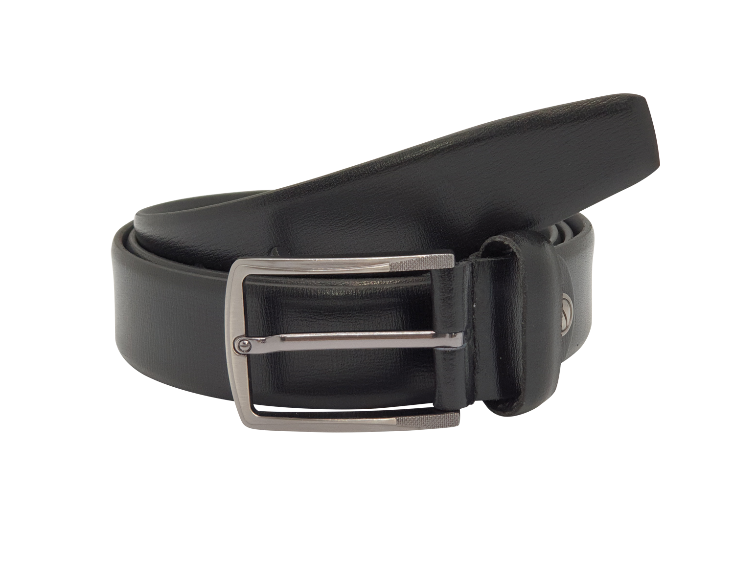 Formal Belt Men - Real Leather - Business / Office wear belt - Black - S28 - Palmilla