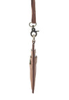 Oxhide Leather Lanyard / ID card holder Lanyard /Wallet/Leather - JG4164LS - Brown