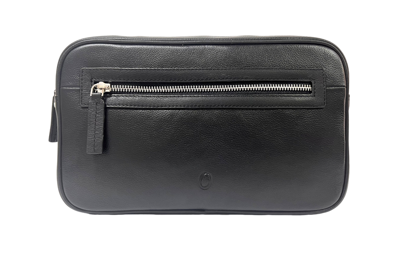 Leather clutch for Men - Leather Bag -Travel Bag-Toliet bag- Wristlet for Men - OX51