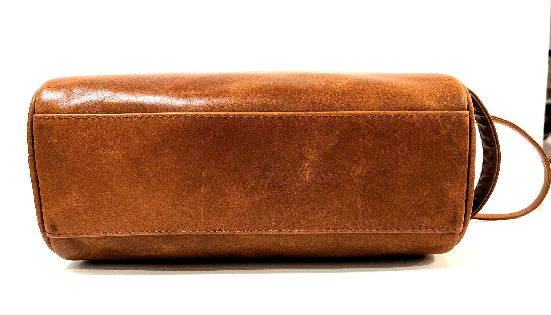 Leather clutch for Men - Leather Bag -Travel Bag-Toilet bag- Wristlet for Men - J0071 BROWN