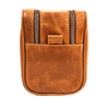 Leather clutch for Men - Leather Bag -Travel Bag-Toilet bag- Wristlet for Men - J0071 BROWN