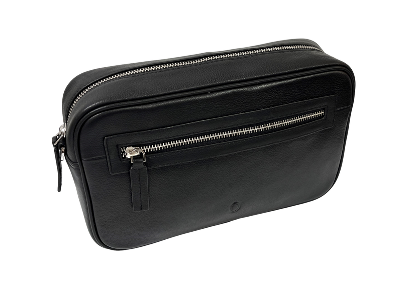 Leather clutch for Men - Leather Bag -Travel Bag-Toliet bag- Wristlet for Men - OX51