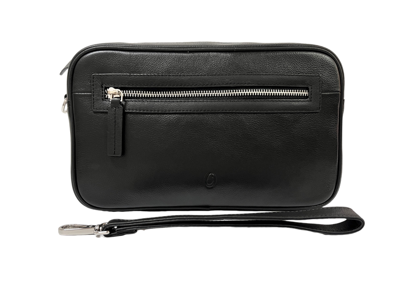 Leather clutch for Men - Leather Bag -Travel Bag-Toliet bag- Wristlet for Men - OX51
