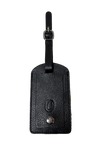 Oxhide Leather Luggage Tag Black 4298