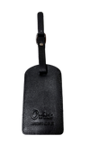 Oxhide Leather Luggage Tag Black 4298