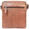 Leather Messenger Bag - Full Grain Leather Sling Bag -Leather Sling Bag for Men Brown  - Oxhide J0049